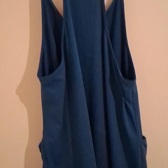 Women's Blue Sleeveless Top - Picture 5 of 7